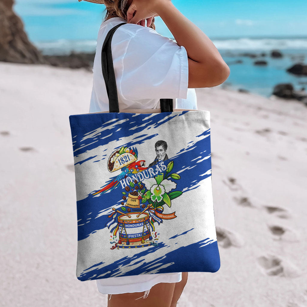 Honduras Independence Day Tote Bag Honduran Cultural Heritage Patriotic Symbols Vibrant