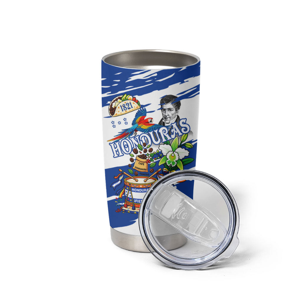 Honduras Independence Day Tumbler Cup Honduran Cultural Heritage Patriotic Symbols Vibrant