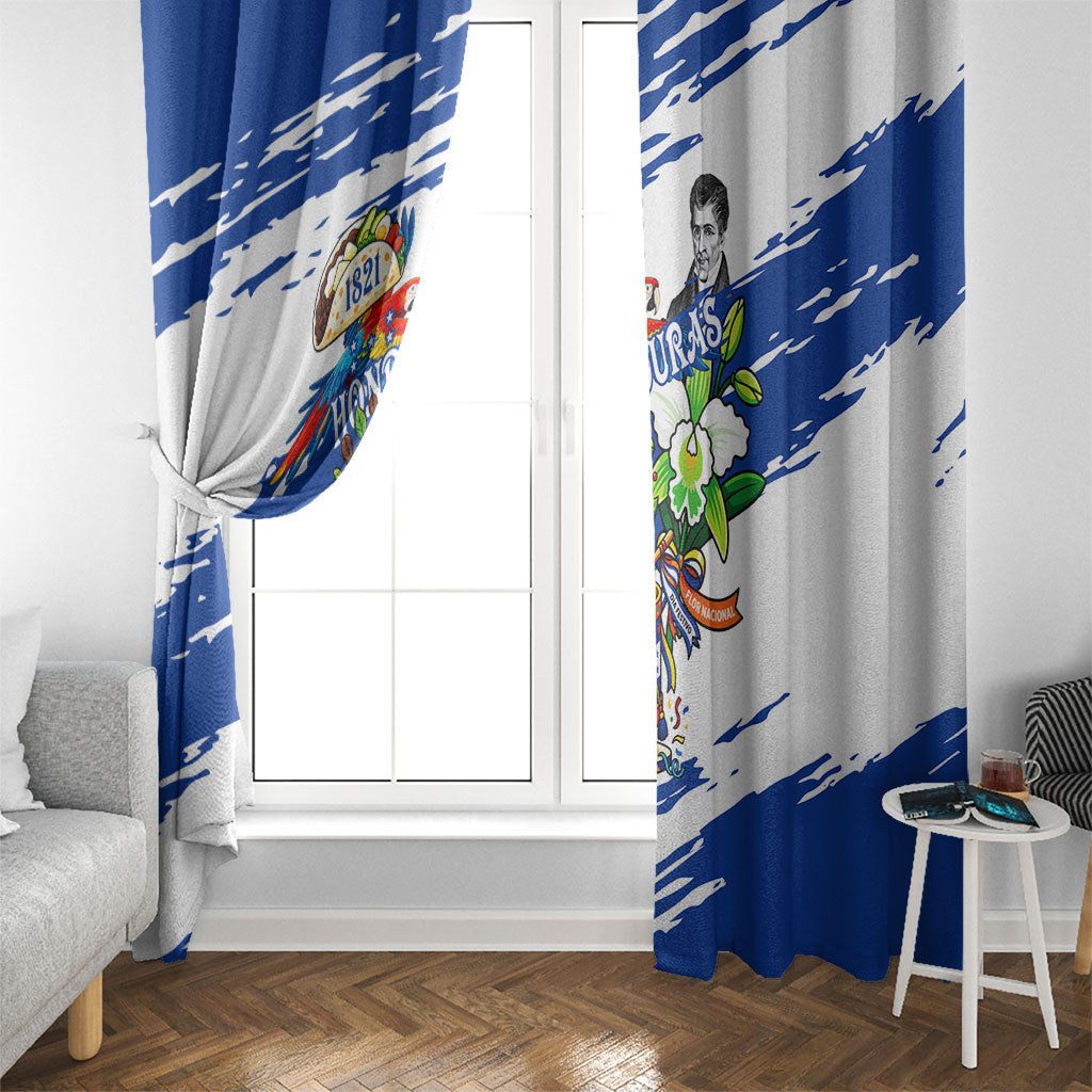 Honduras Independence Day Window Curtain Honduran Cultural Heritage Patriotic Symbols Vibrant