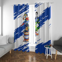 Honduras Independence Day Window Curtain Honduran Cultural Heritage Patriotic Symbols Vibrant