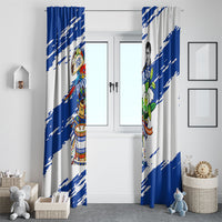 Honduras Independence Day Window Curtain Honduran Cultural Heritage Patriotic Symbols Vibrant