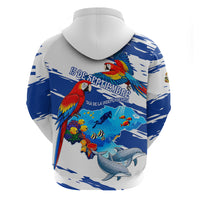 Honduras Independence Day Zip Hoodie Honduran Cultural Heritage Patriotic Symbols Vibrant