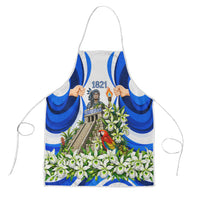 Honduras Independence Day Apron Mayan Temple White Orchid Patriotic