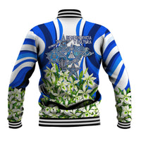 Honduras Independence Day Baseball Jacket Mayan Temple White Orchid Patriotic