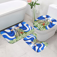 Honduras Independence Day Bathroom Set Mayan Temple White Orchid Patriotic