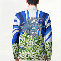 Honduras Independence Day Blazer Mayan Temple White Orchid Patriotic
