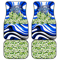Honduras Independence Day Car Mats Mayan Temple White Orchid Patriotic