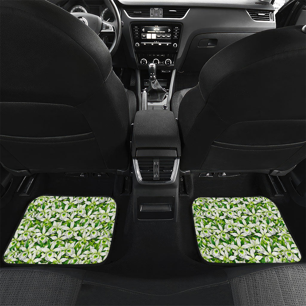 Honduras Independence Day Car Mats Mayan Temple White Orchid Patriotic