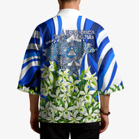 Honduras Independence Day Kimono Mayan Temple White Orchid Patriotic