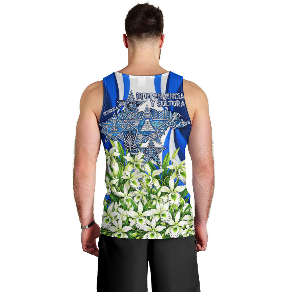 Honduras Independence Day Men Tank Top Mayan Temple White Orchid Patriotic