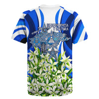 Honduras Independence Day Rugby Jersey Mayan Temple White Orchid Patriotic