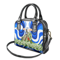 Honduras Independence Day Shoulder Handbag Mayan Temple White Orchid Patriotic