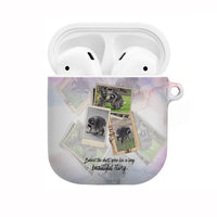 Jimothy The Raccoon Short Spines Long Story AirPods Case Vintage Polaroid Scrapbook Photography Collage