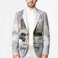 Jimothy The Raccoon Short Spines Long Story Blazer Vintage Polaroid Scrapbook Photography Collage