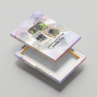 Jimothy The Raccoon Short Spines Long Story Canvas Wall Art Vintage Polaroid Scrapbook Photography Collage
