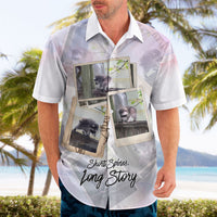 Jimothy The Raccoon Short Spines Long Story Hawaiian Shirt Vintage Polaroid Scrapbook Photography Collage