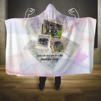 Jimothy The Raccoon Short Spines Long Story Hooded Blanket Vintage Polaroid Scrapbook Photography Collage