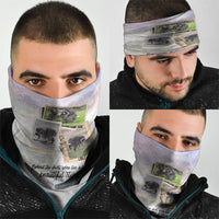 Jimothy The Raccoon Short Spines Long Story Neck Gaiter Vintage Polaroid Scrapbook Photography Collage