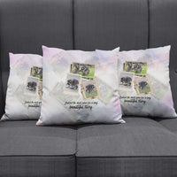Jimothy The Raccoon Short Spines Long Story Pillow Cover Vintage Polaroid Scrapbook Photography Collage
