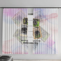 Jimothy The Raccoon Short Spines Long Story Window Curtain Vintage Polaroid Scrapbook Photography Collage