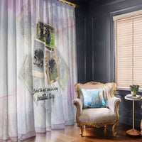 Jimothy The Raccoon Short Spines Long Story Window Curtain Vintage Polaroid Scrapbook Photography Collage