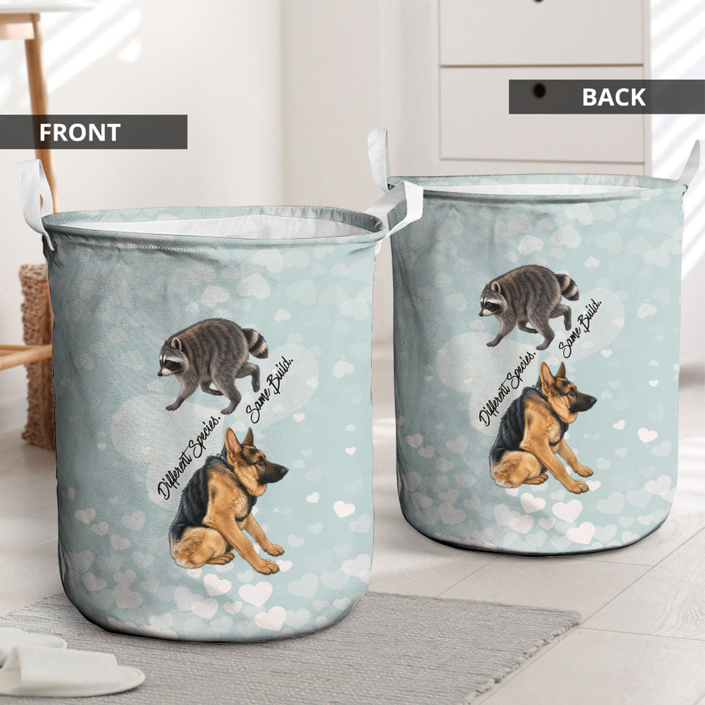 Jimothy The Raccoon And Dogs Laundry Basket Different Species Same Build Inspirational Heart