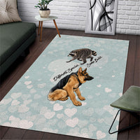 Jimothy The Raccoon And Dogs Area Rug Different Species Same Build Inspirational Heart