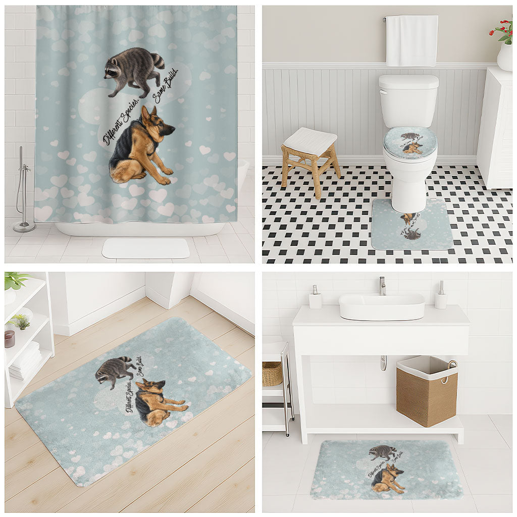 Jimothy The Raccoon And Dogs Bathroom Set Different Species Same Build Inspirational Heart
