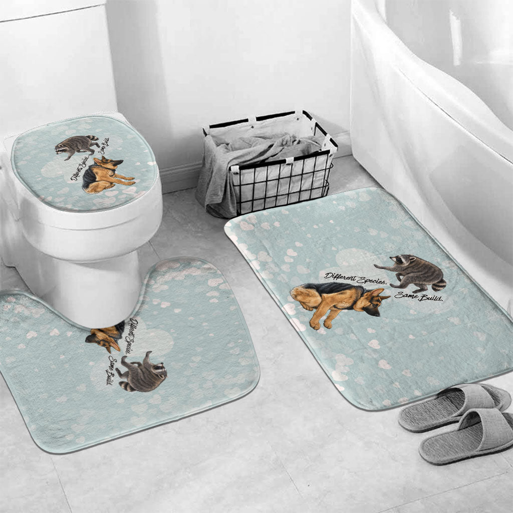 Jimothy The Raccoon And Dogs Bathroom Set Different Species Same Build Inspirational Heart