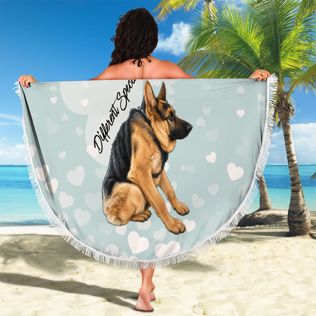 Jimothy The Raccoon And Dogs Beach Blanket Different Species Same Build Inspirational Heart
