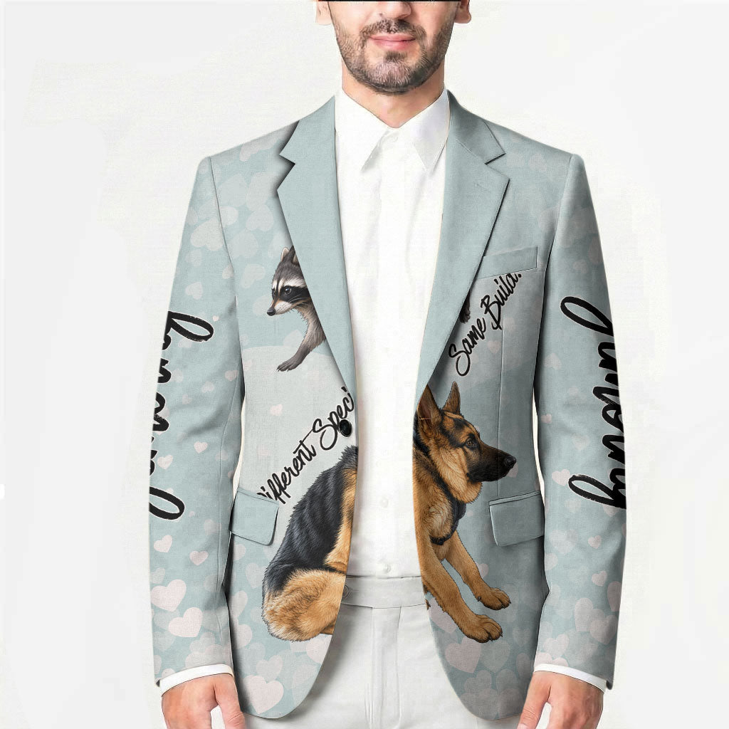 Jimothy The Raccoon And Dogs Blazer Different Species Same Build Inspirational Heart
