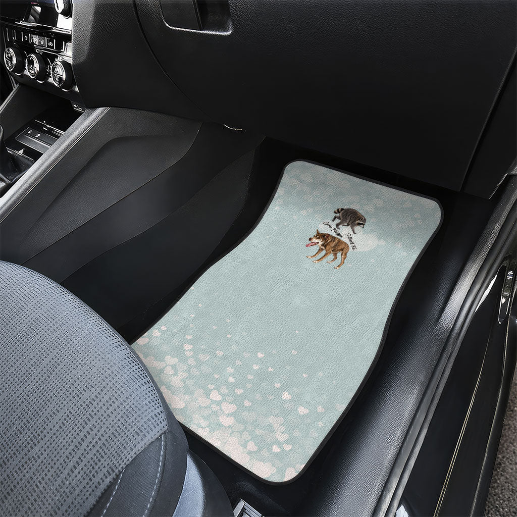 Jimothy The Raccoon And Dogs Car Mats Different Species Same Build Inspirational Heart