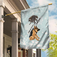 Jimothy The Raccoon And Dogs Garden Flag Different Species Same Build Inspirational Heart