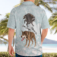 Jimothy The Raccoon And Dogs Hawaiian Shirt Different Species Same Build Inspirational Heart