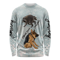 Jimothy The Raccoon And Dogs Long Sleeve Shirt Different Species Same Build Inspirational Heart