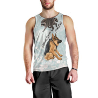 Jimothy The Raccoon And Dogs Men Tank Top Different Species Same Build Inspirational Heart