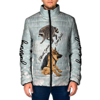 Jimothy The Raccoon And Dogs Padded Jacket Different Species Same Build Inspirational Heart