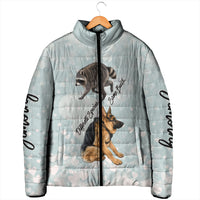 Jimothy The Raccoon And Dogs Padded Jacket Different Species Same Build Inspirational Heart