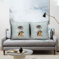 Jimothy The Raccoon And Dogs Pillow Cover Different Species Same Build Inspirational Heart