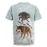 Jimothy The Raccoon And Dogs Rugby Jersey Different Species Same Build Inspirational Heart