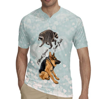 Jimothy The Raccoon And Dogs Rugby Jersey Different Species Same Build Inspirational Heart