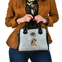 Jimothy The Raccoon And Dogs Shoulder Handbag Different Species Same Build Inspirational Heart