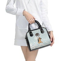 Jimothy The Raccoon And Dogs Shoulder Handbag Different Species Same Build Inspirational Heart