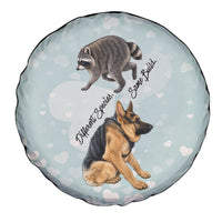 Jimothy The Raccoon And Dogs Spare Tire Cover Different Species Same Build Inspirational Heart