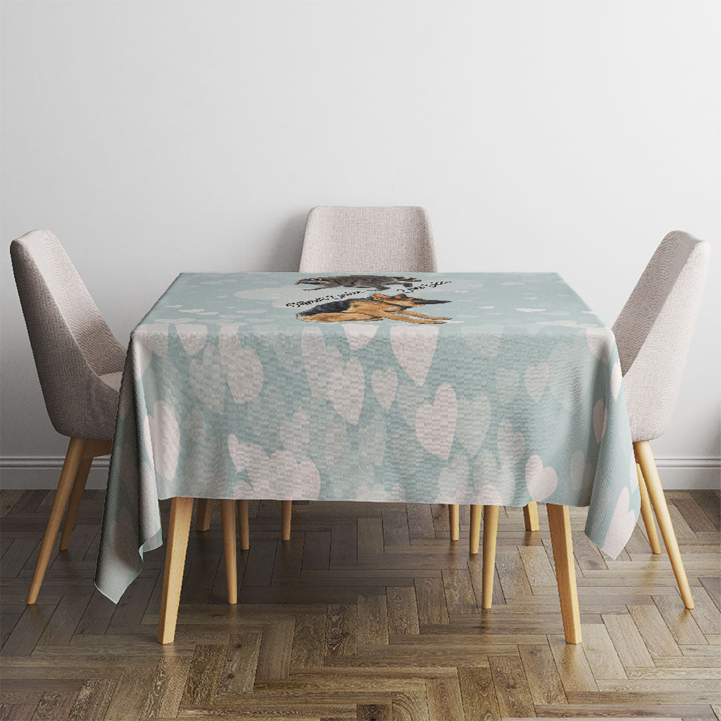 Jimothy The Raccoon And Dogs Tablecloth Different Species Same Build Inspirational Heart