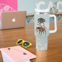 Jimothy The Raccoon And Dogs Tumbler With Handle Different Species Same Build Inspirational Heart