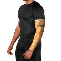 Corgi Powered By Treats And Short Legs Arm Sleeves Royal Crown Low Rider Funny Dog Quote Paw
