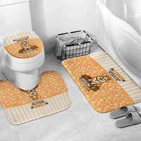 Corgi Powered By Treats And Short Legs Bathroom Set Royal Crown Low Rider Funny Dog Quote Paw