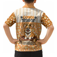 Corgi Powered By Treats And Short Legs Hawaiian Shirt Royal Crown Low Rider Funny Dog Quote Paw