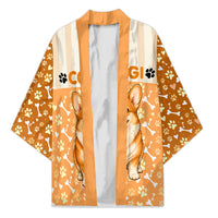 Corgi Powered By Treats And Short Legs Kimono Royal Crown Low Rider Funny Dog Quote Paw